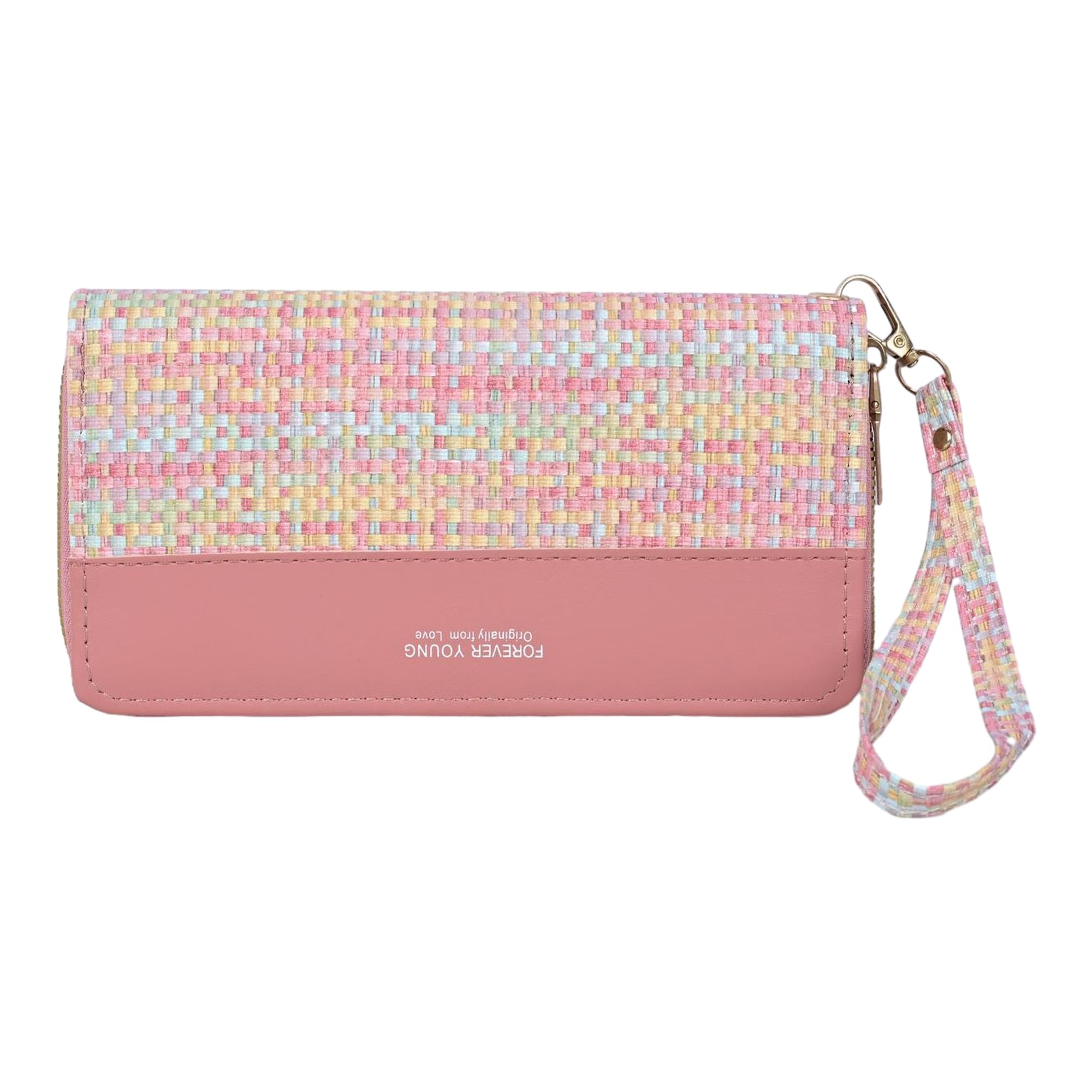 Women's PU Leather Wallet with Wrist Strap – Specious, 12 Card Slots,2 Compartment, Zipper Pocket,2 Stylish & Multi-Color Clutch for Everyday Use-image-33