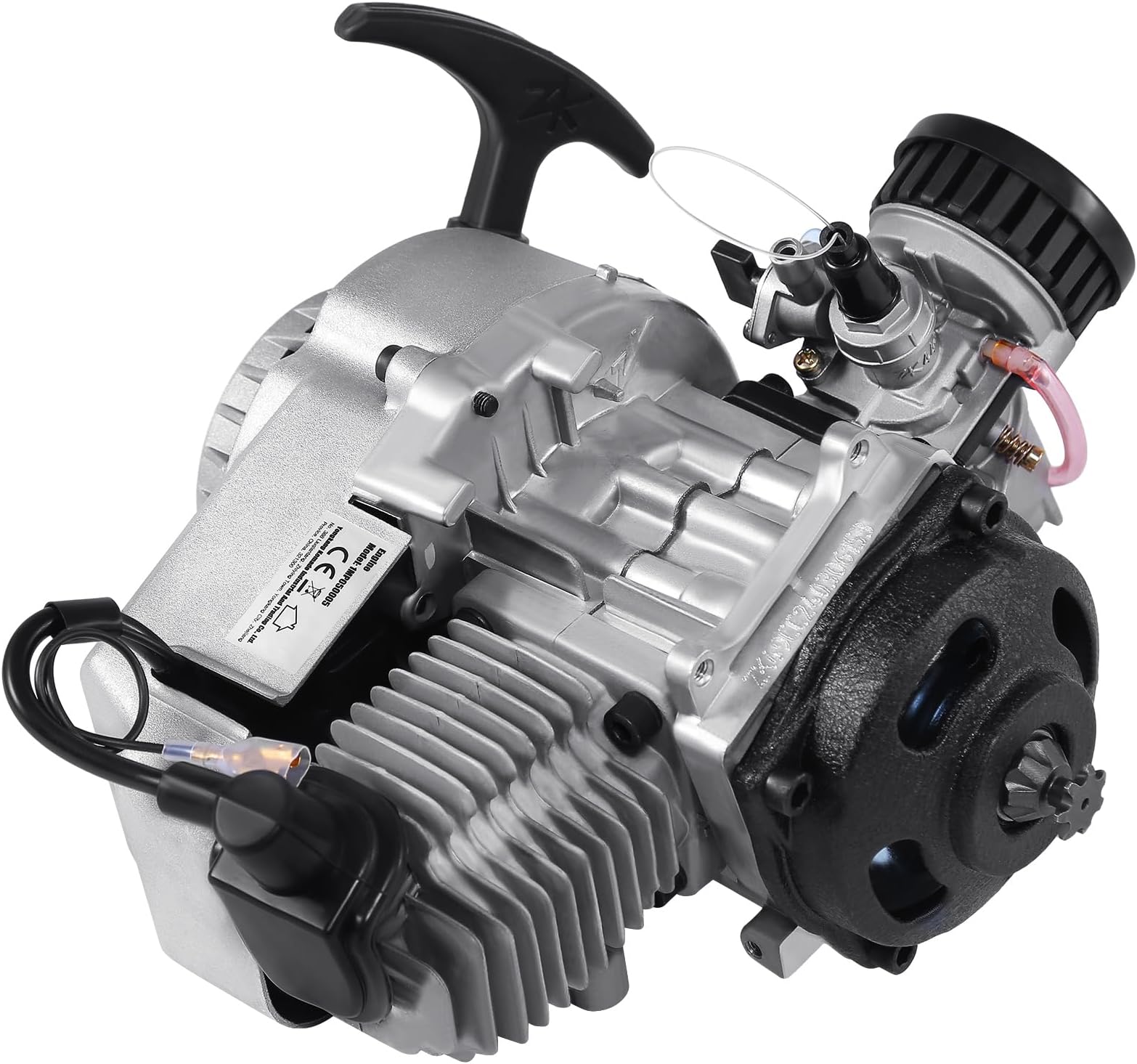Samger 49cc 2 Stroke Pull Start Engine Motor Air-cooled for Pocket Bike Mini Dirt Bike ATV Scooter