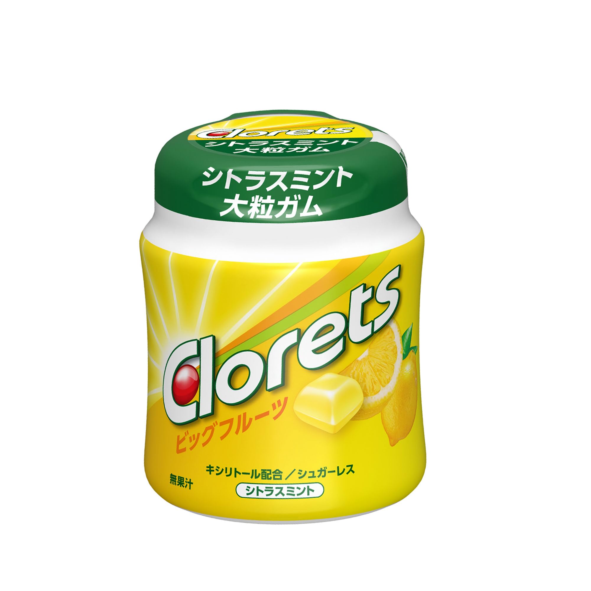 モンデリーズ クロレッツ ビッグフルーツ シトラスミント ボトル 112g