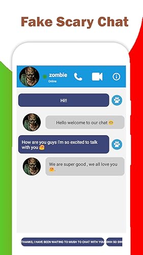 Scary Zombie VideoCall and Fake Call Pro - Creepy Granny Prank Chat