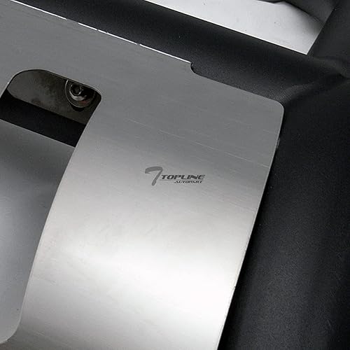 Miniatura 4 de Cepillo de barra de toro negro mate para parachoques delantero, protector de rejilla con cepillo de aluminio con placa deslizante de aluminio