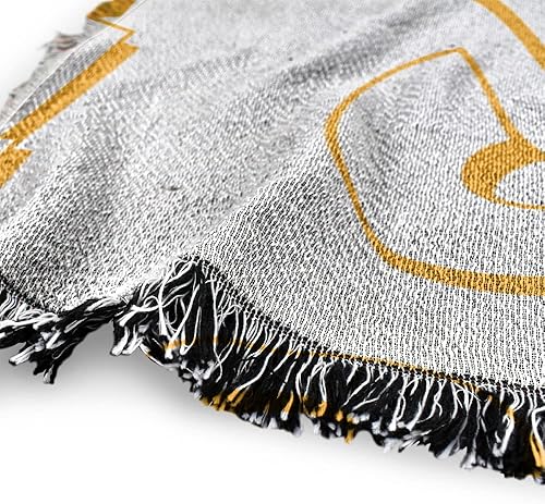 Miniatura 3 de LOGOVISION Garfield - Manta tejida de mezcla de algodón con flecos de 50 x 60 pulgadas