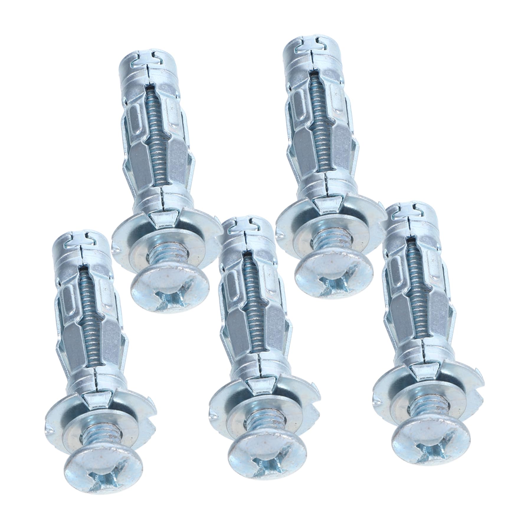 PRETYZOOM Wall Anchors 5 Pack Screw Anchors Drywall Concrete Eye Bolt for Wall Expansion Screws