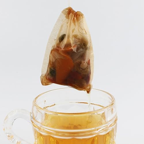 Miniatura 5 de 600 bolsas de té para té de hojas sueltas, bolsas de té vacías para té suelto, bolsas de filtro de té desechables, bolsas de té naturales sin