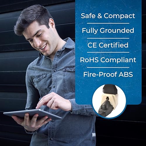 Miniatura 9 de OREI Enchufe adaptador de viaje para Estados Unidos, Japón, Filipinas y más (tipo B) - 2 en 1 - Certificado CE - Cumple con RoHS - Paquete de 4 -