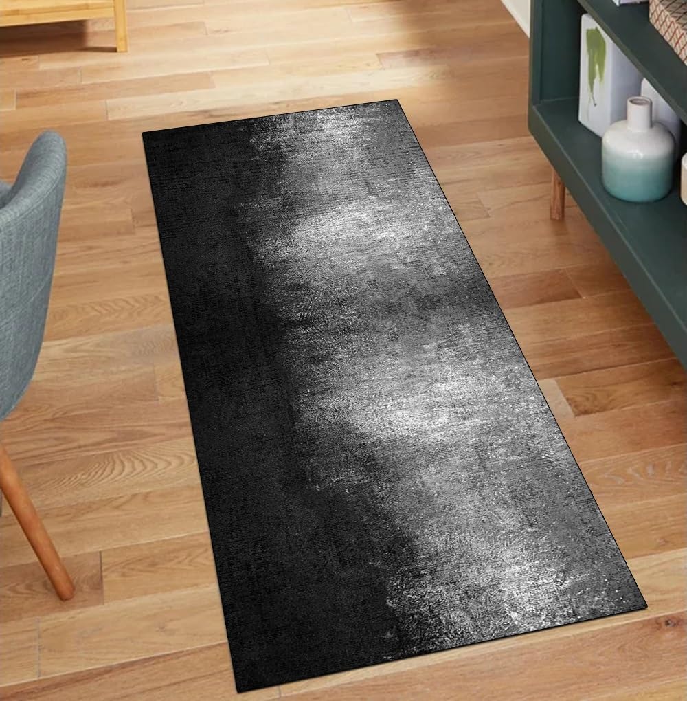Alfombra antideslizante lavable para cocina y pasillo con estampado abstracto