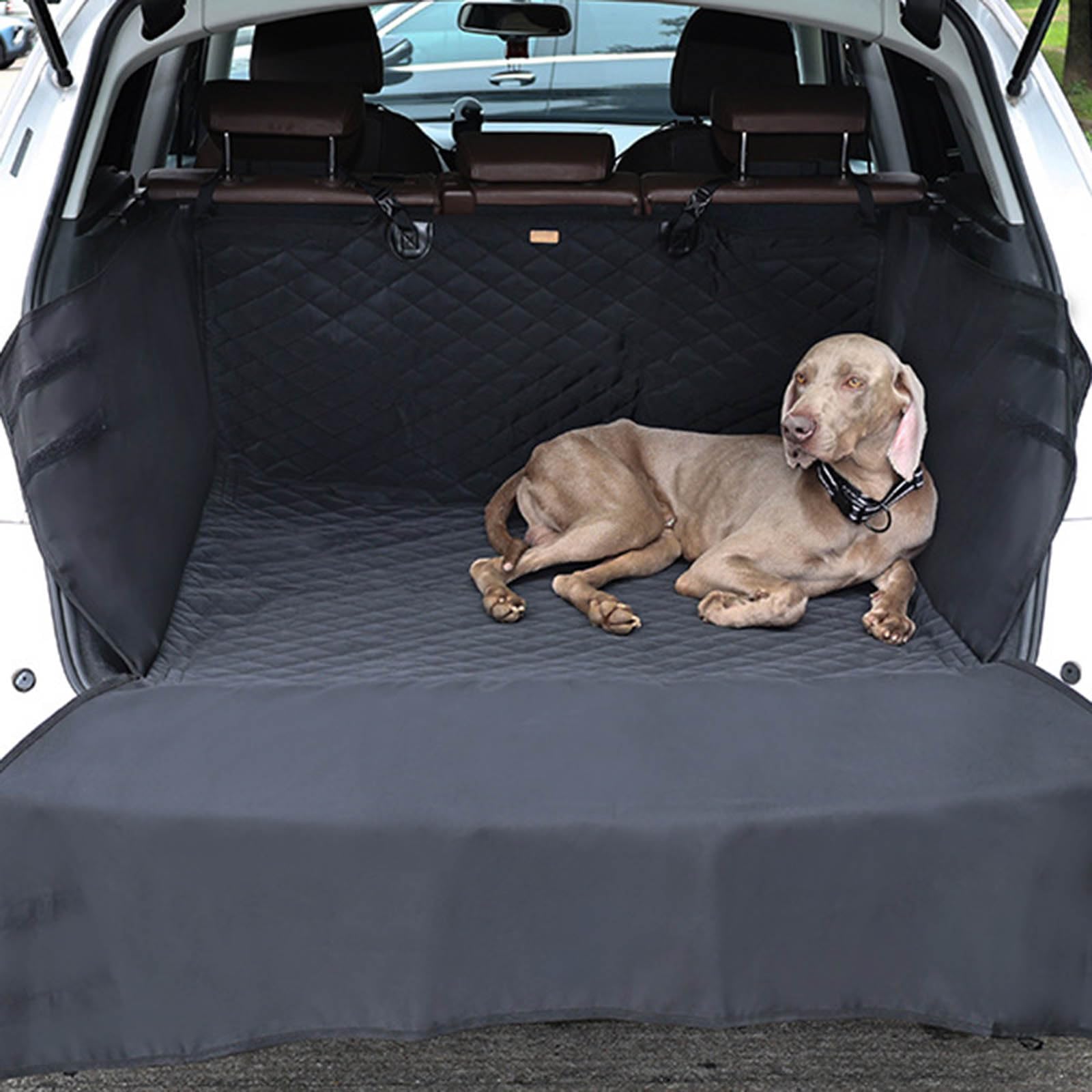 Funda de carga para maletero de mascotas, a prueba de arañazos, fácil de instalar, ajustable, protector de carga para maletero de mascotas, funda de asiento para coche, SUV, accesorios para perros