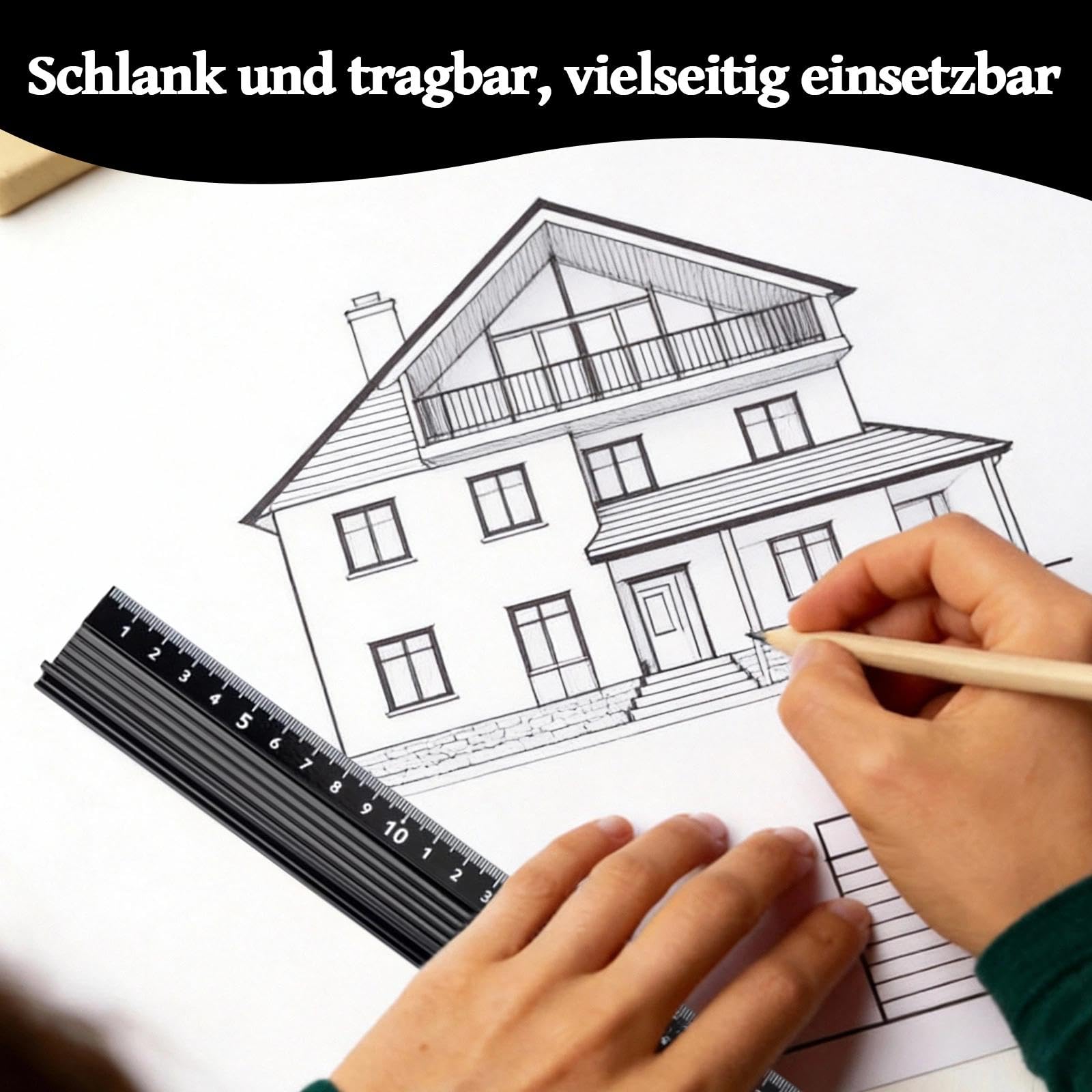 30cm L-Typ Schneidelineal aus Aluminiumlegierung, Rutschsicher Metall Messlineal mit Schutzleiste, Präzisions Lineal für Schneiden Zeichnen Messen Schreinerei DIY