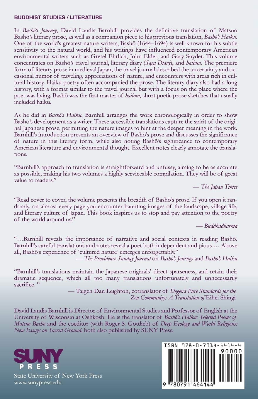 Bashō's Journey: The Literary Prose of Matsuo Bashō      Paperback – Illustrated, April 21, 2005