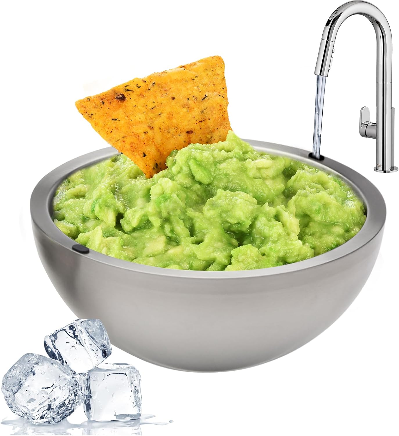 35oz Hot & Cold Temperature Controlled Dip Chiller Bowl