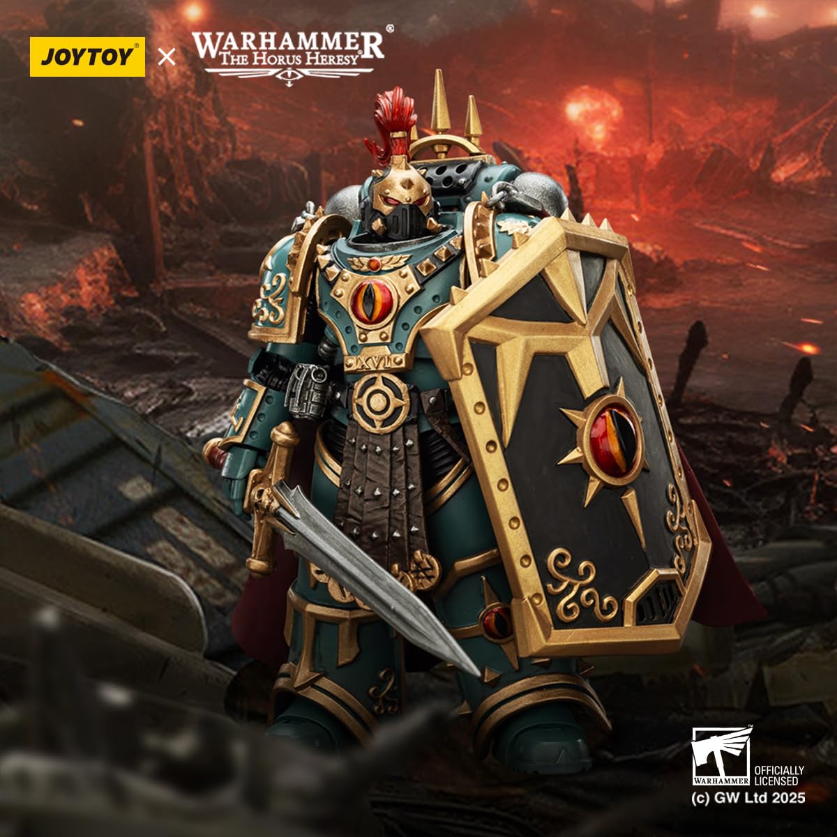 TOYVERSE JOYTOY 1/18 Warhammer The Horus Heresy Action Figure, Sons of Horus 'Little' Horus Aximand - Image 2