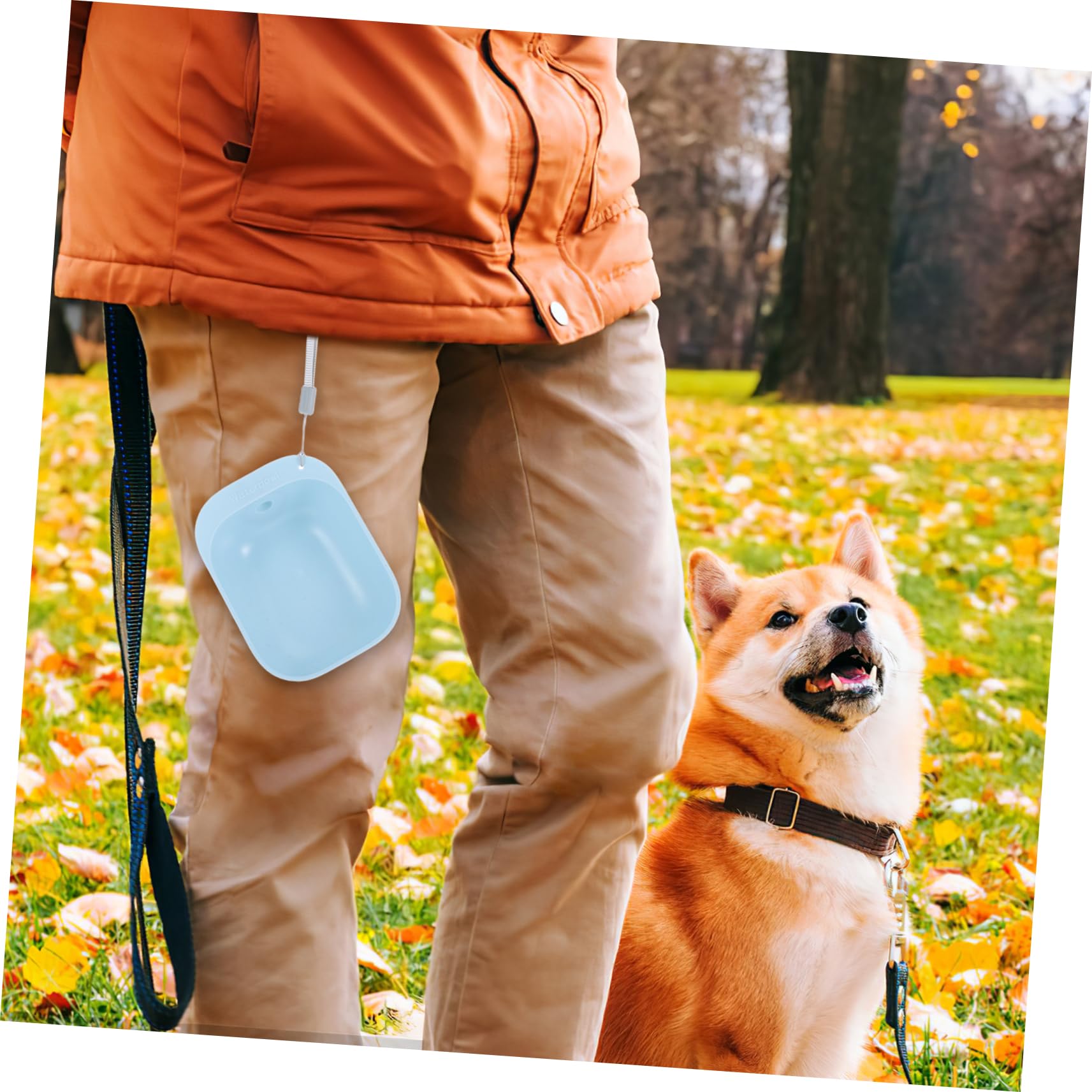 COSMEVIVI Pet Water Drinking Bowl Portable Dog Water Feeder Outdoor Bottle Spill- for