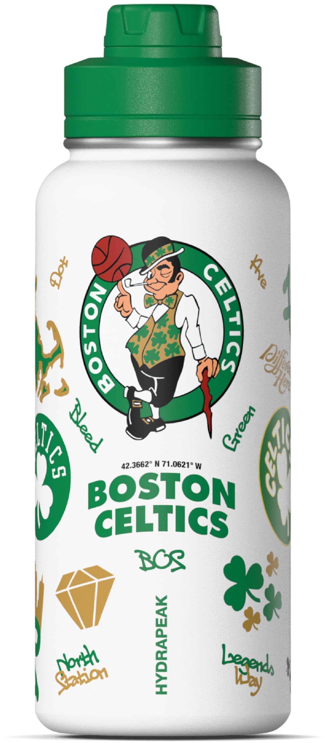 celtics fan water bottle