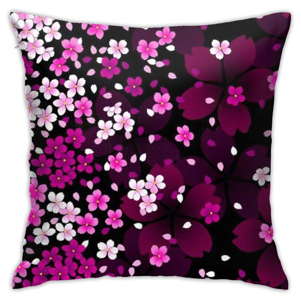 Amazon Co Jp クッションカバー ソファ背当て 桜 花柄 装飾枕カバー 座布団カバー 抱き枕カバー 柔らか おしゃれ ピロケース 可愛い シンプル ホーム 部屋 車 椅子 インテリア Home Kitchen