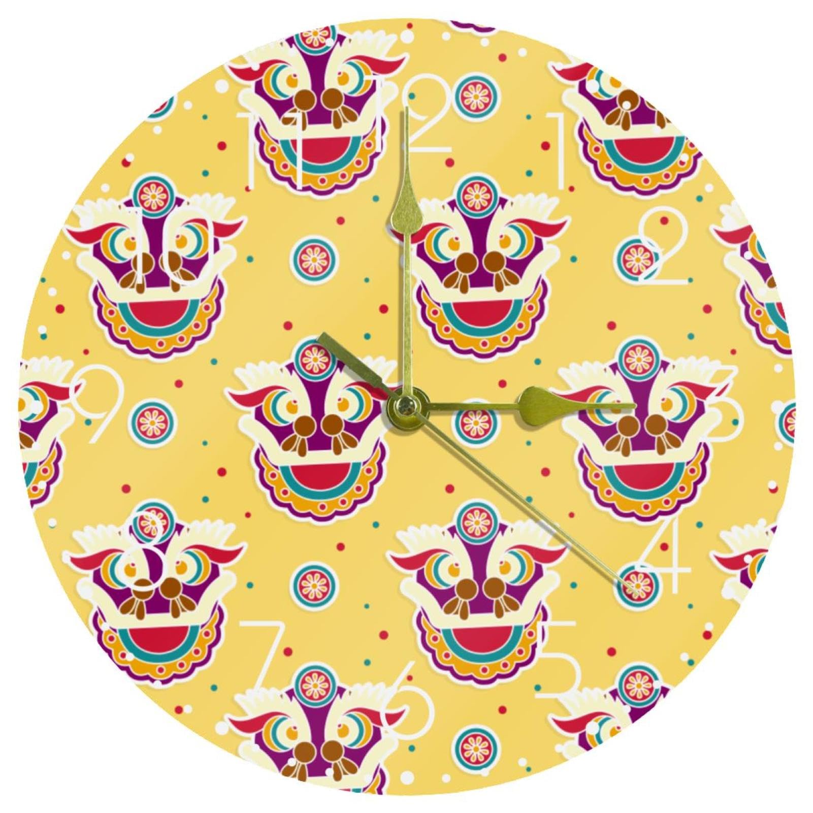 Horloge murale sans tic-tac acrylique pour un sommeil paisible
