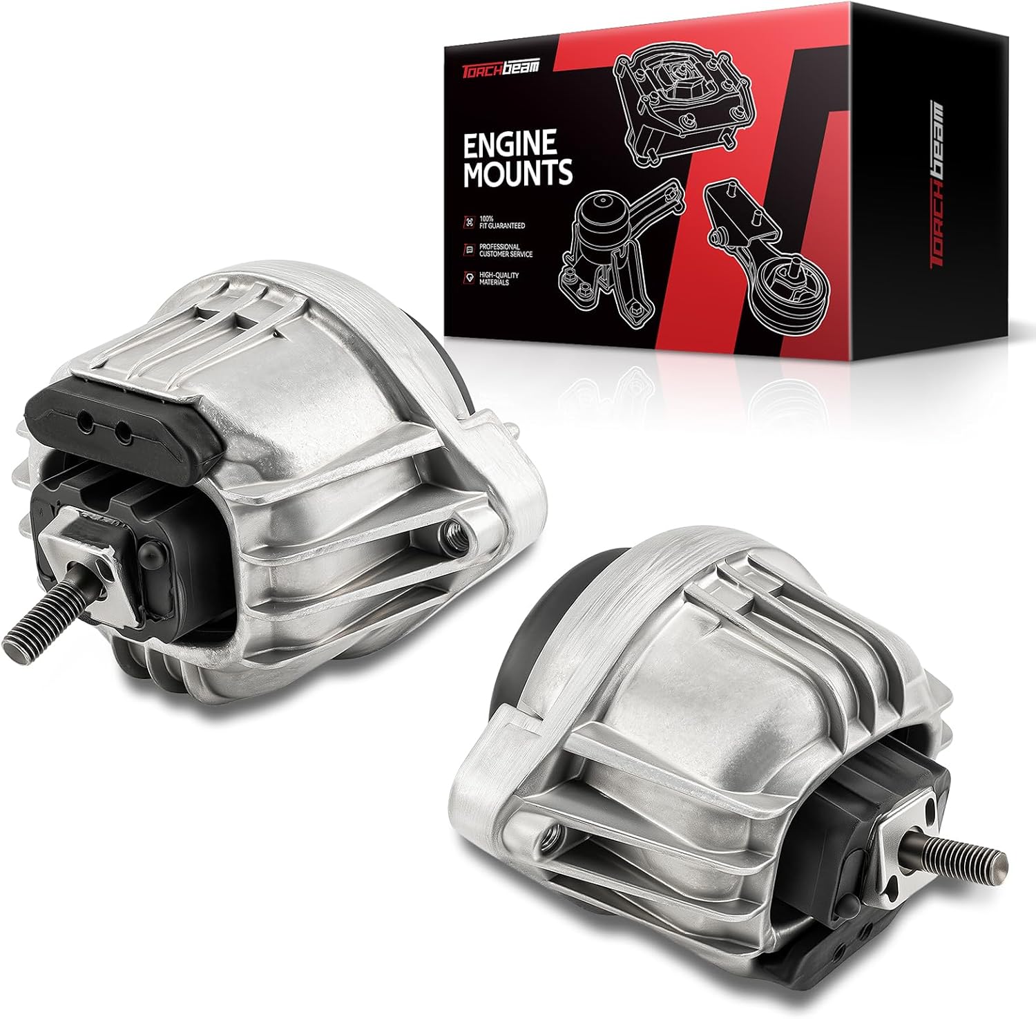Torchbeam 2PCS Engine Mount Compatible with 2007 2008 2009 2010 2011 2012 2013 BMW 328i,Transmission Mounts for 2007-2013 335i BMW Replace A4012, URO001922, 22116760330