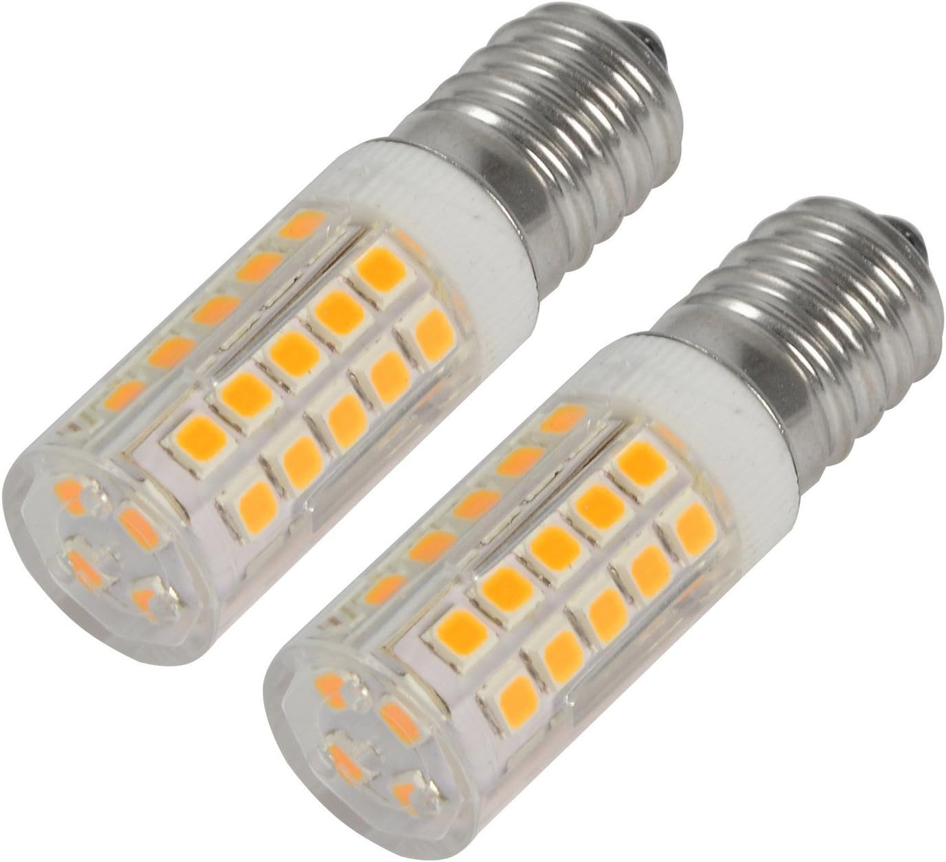 Mini E12 LED Light Bulbs C7 Bulbs 5Watt White 6000K 120V Candelabra Bulb 40Watt Incandescent Bulbs Equivalent（2-Pack)