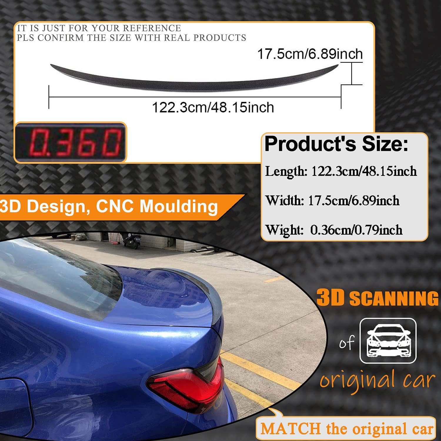 Carbon Fiber Trunk Spoiler Fits for BMW 3 Series G20 Sedan 2019UP Factory Outlet CF 320i 330i 330e M340i 318d 320d 330d Auto Rear Boot Lid Highkick Wing Lip