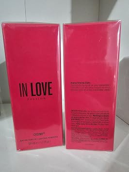 Esika L'Bel CyZone Perfume de mujer In Love Passion, 50 ml, 1.7 Fl Oz (Pack of 1)