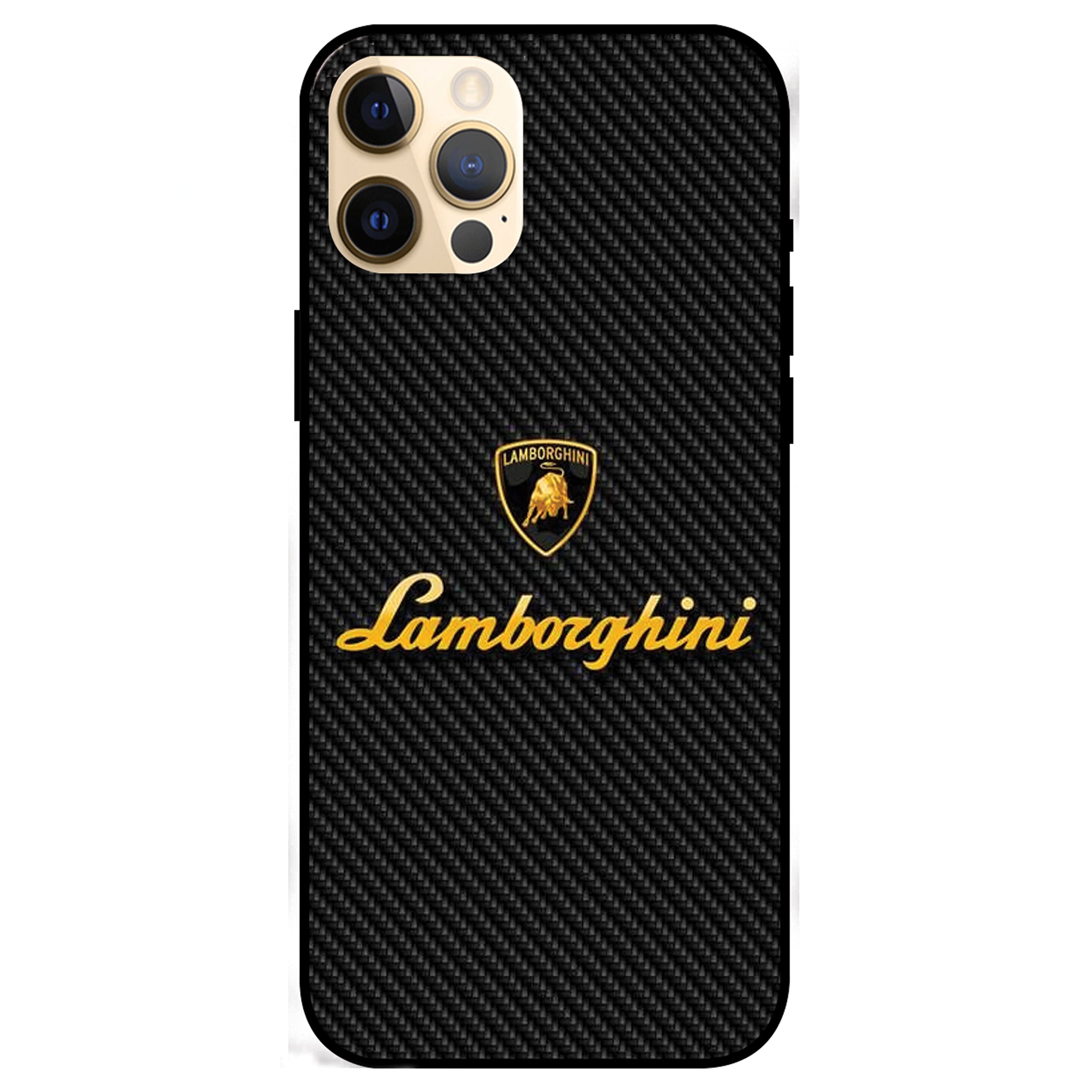 Notycase Protective Digital Printed Mobile Case Cover for Apple iPhone 12 Pro Max 6.7 Inches, Slim Fit Protection Cover Soft Edges Lamborghini Lamborghini