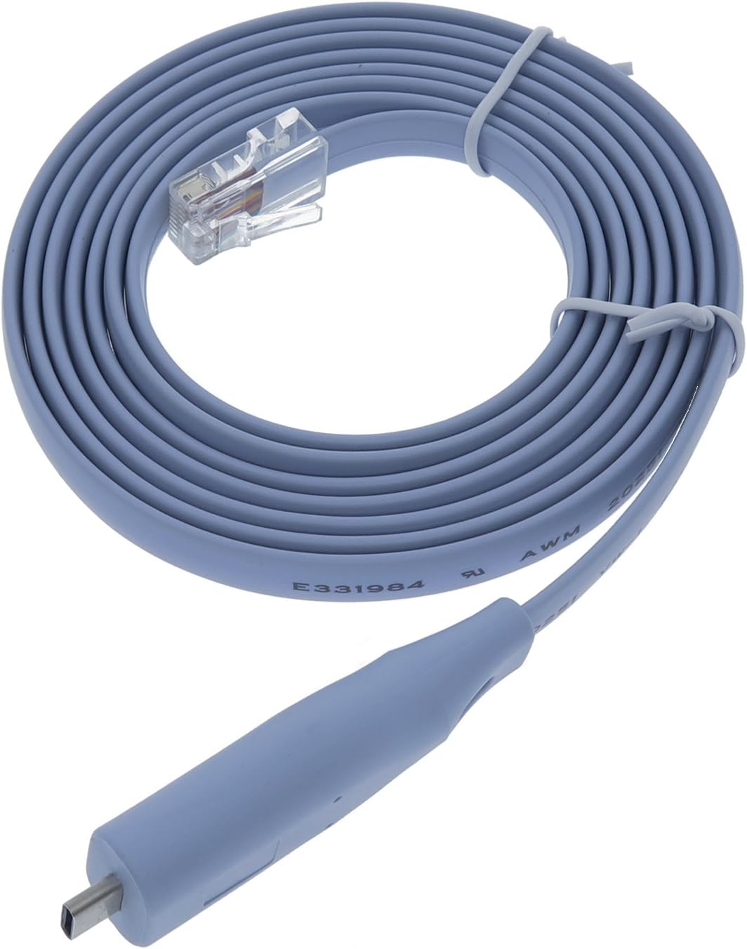 6FT Console Cable USB Type C RJ45 Console Cable for Cisco Routers to Type C Smartphones/PC