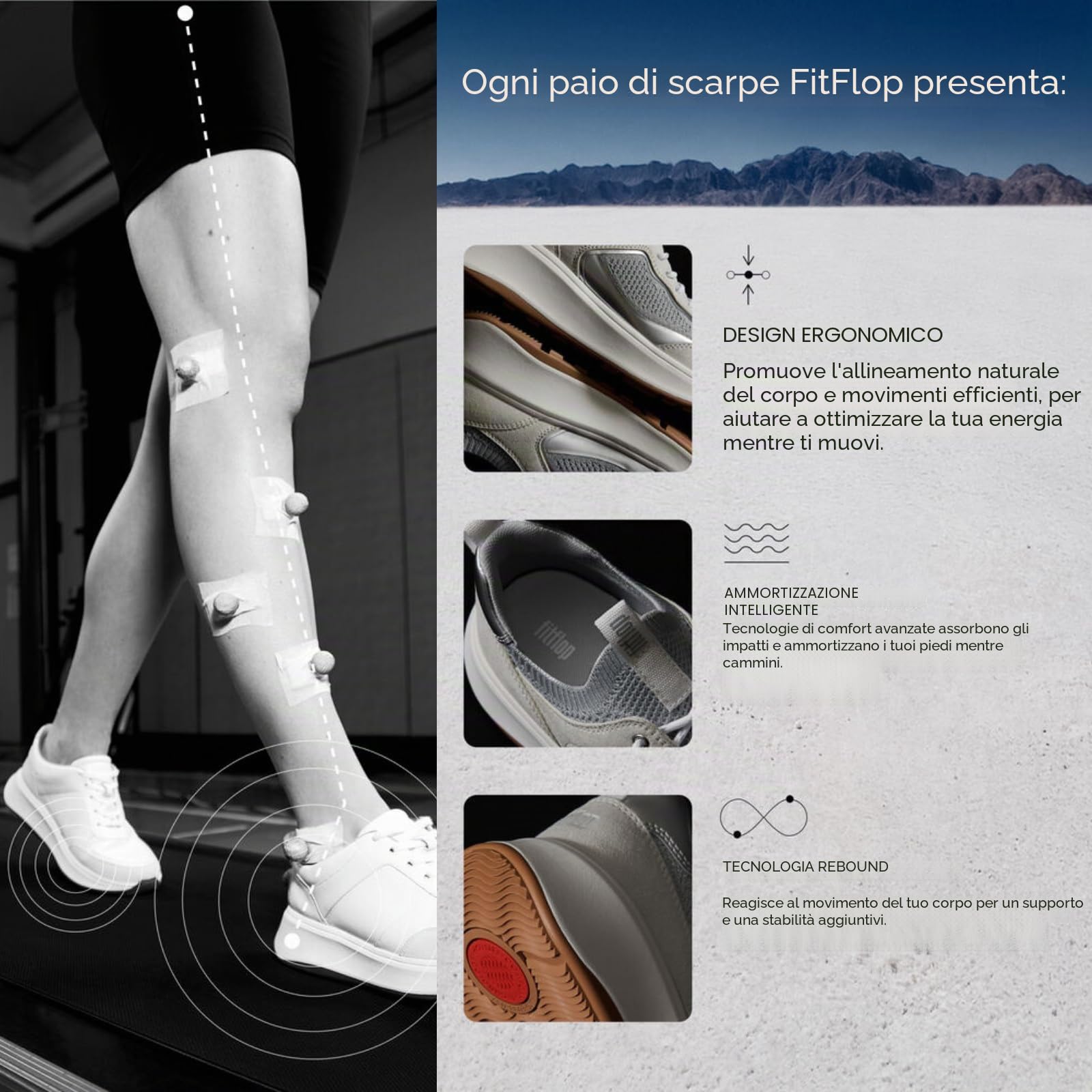Fitflop F-mode Go Adjustable Flatform Two-bar Slides Sandali a ciabattaDonna