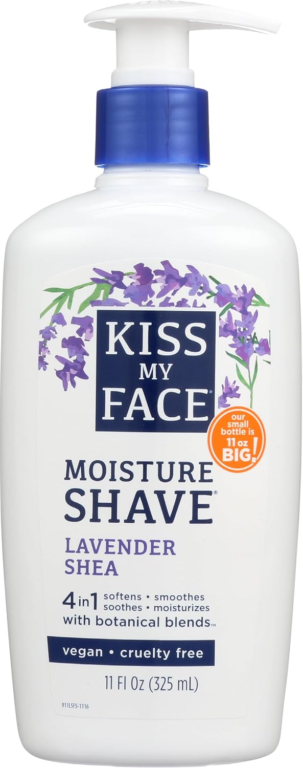 Kiss My Face Moisture Shave Lavender - Hydrating Shaving Cream
