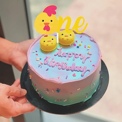 Miniatura 4 de Decoración para pastel de primer cumpleaños con temática de animales de granja, decoración de pastel de primer cumpleaños con temática de granero