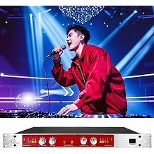 Professional Audio Processor with Autotune Vocal Effects, Treble & Bass Frequency Adjustment, for Karaoke, Live Performance, Home Studio