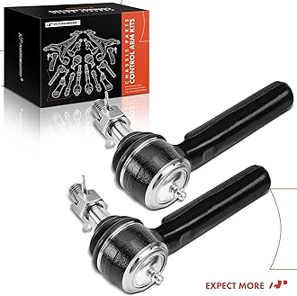 A-Premium 2 x Front Outer Tie Rod Ends, Compatible with Chevy Silverado 1500 14-19, Tahoe/Suburban 15-20 & GMC Sierra 1500 14-18, Sierra 1500 Limited 19, Yukon (XL) 15-20 & Cadillac Escalade 15-20