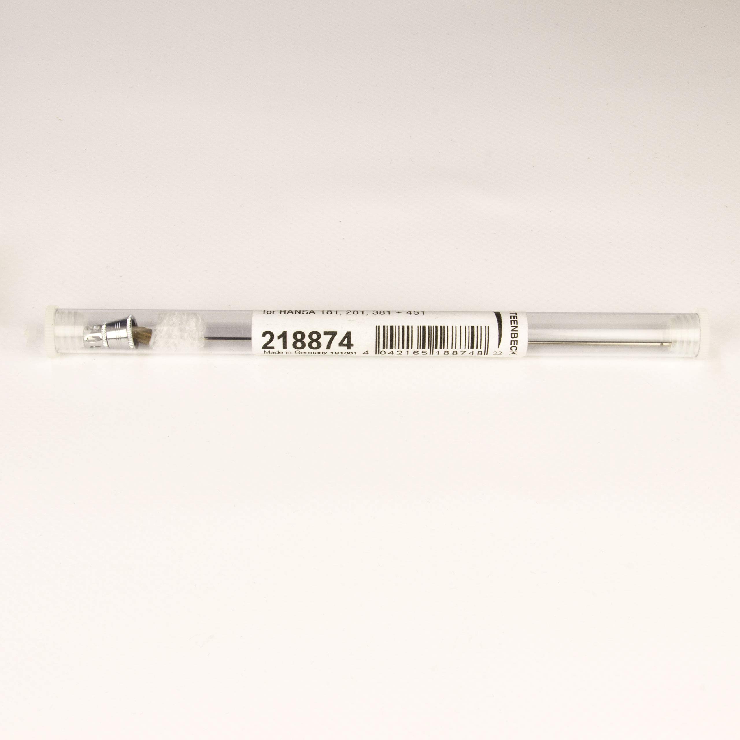 Harder & Steenbeck 218874 Nozzle set 0.4mm, chrome for HANSA 181, 281, 381, 451