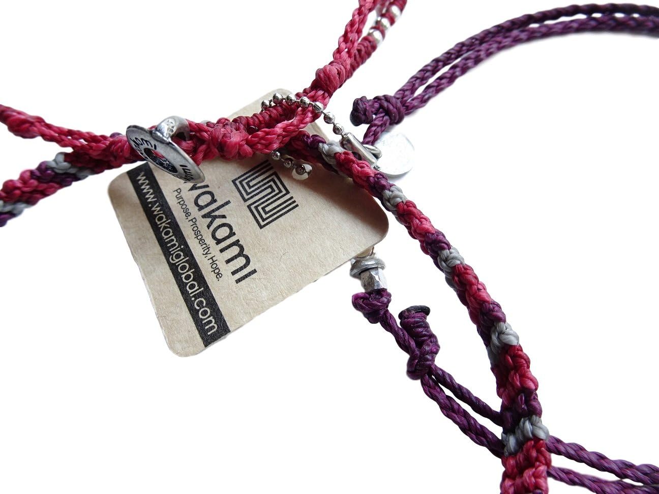 CM0063-01 Anklet : Set of 3 - Maroon 3本セット アンクレット [並 【吉乃】