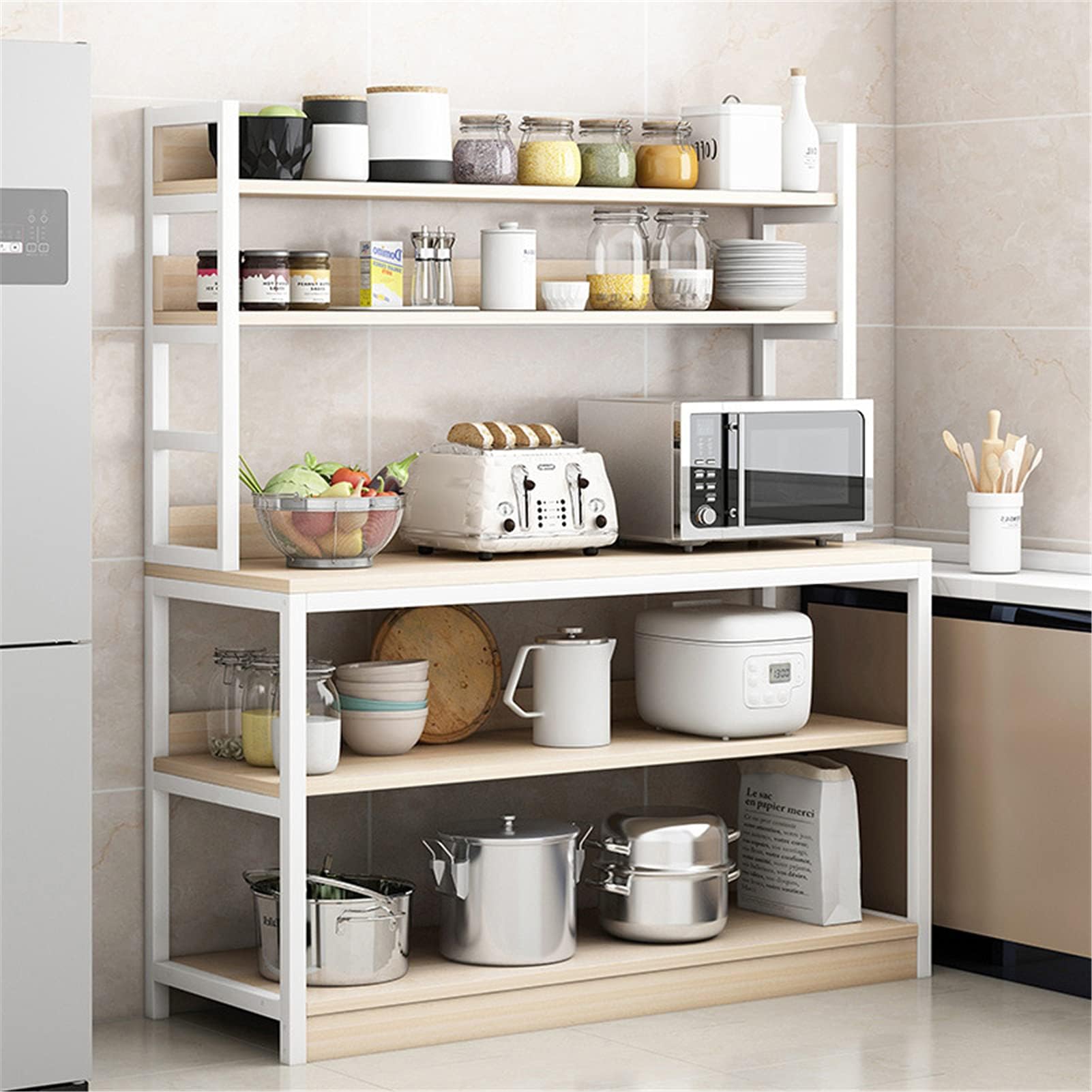 Estante De Cocina Con Ventosa - Aluminio Multiusos Para Especias (50cm)