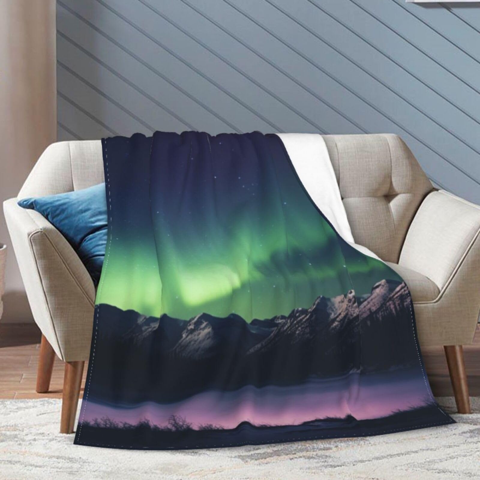 Couverture pelucheuse pour salon idéale pour vos soirées canapé