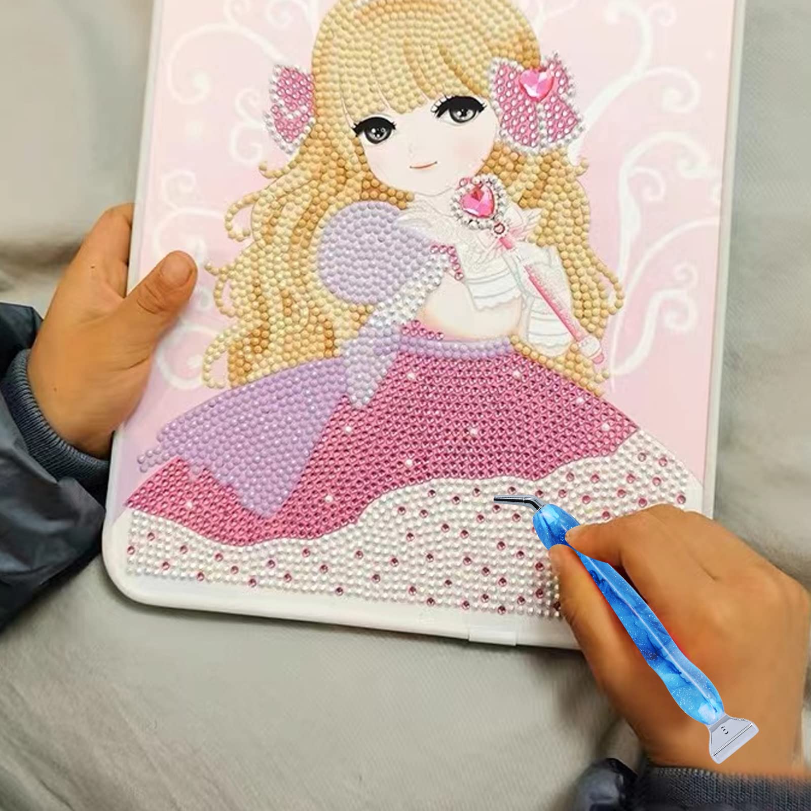 FRUHLING Diamond Painting Stift Set - Komplettset Mit Metallspitzen & Zubehör