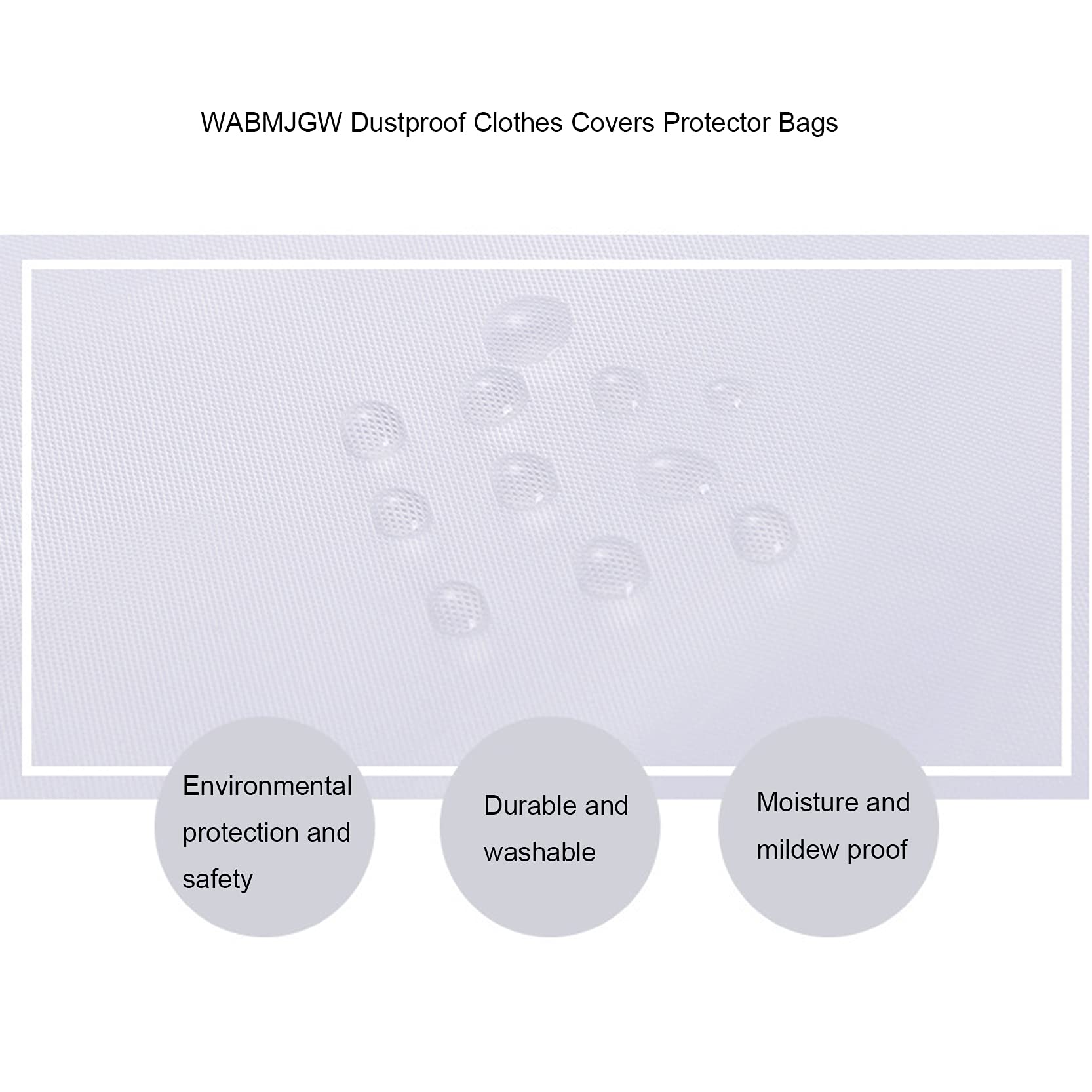 Fundas para Ropa Translucen 12 Piezas, Fundas para Ropa Impermeables A Prueba De Polvo, Fundas para Bolsas De Traje con Cremallera para Almacenamiento En Perchas De Armario,A-60x120cm (A 60x120cm