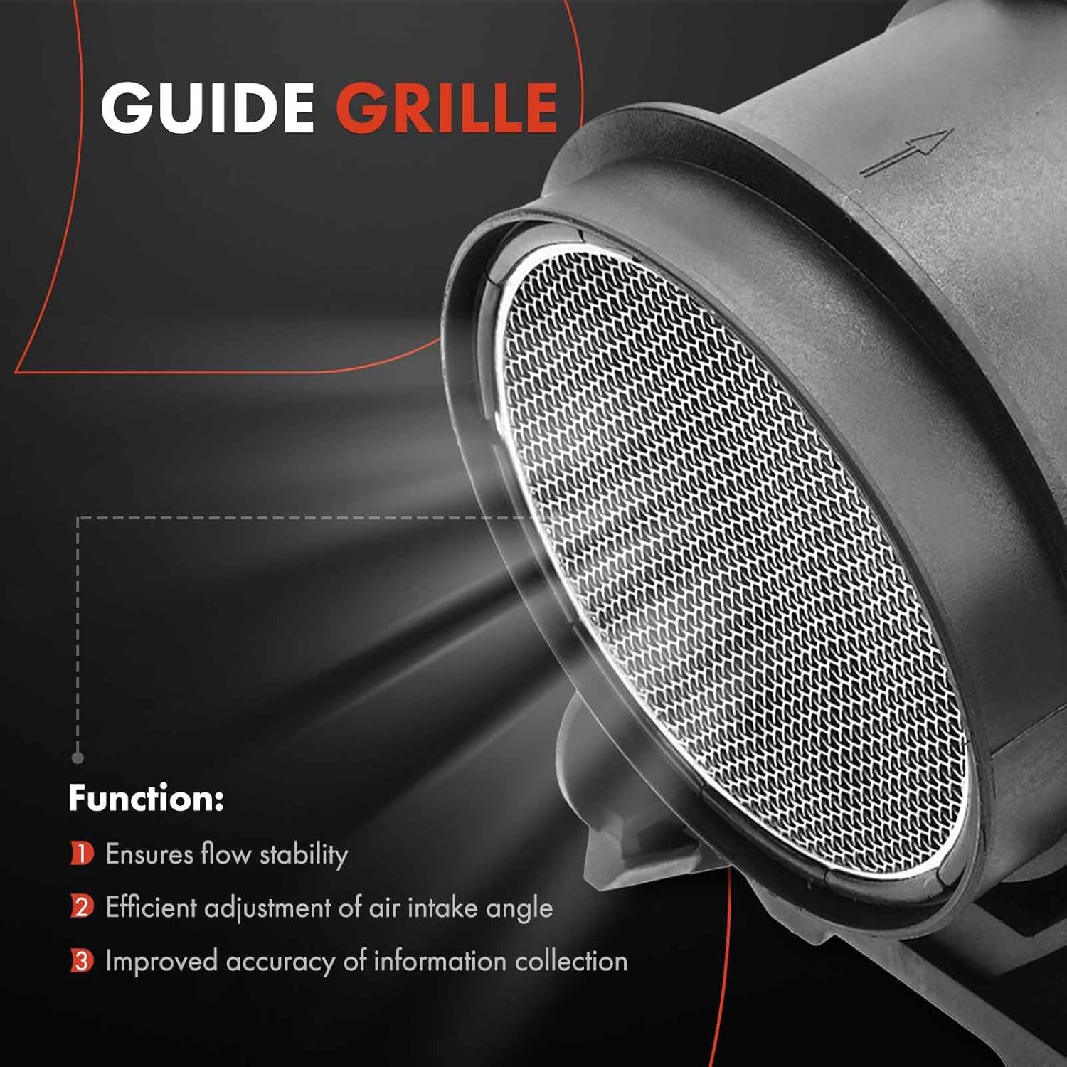 A-Premium Mass Air Flow Sensor Meter [5-Pins] Compatible with Mercedes-Benz C230 C280 C300 C350 E350 E550 GLK350 GL450 GL550 S400 S550 G550 SL550, Replace# A2730940548, 2730940548