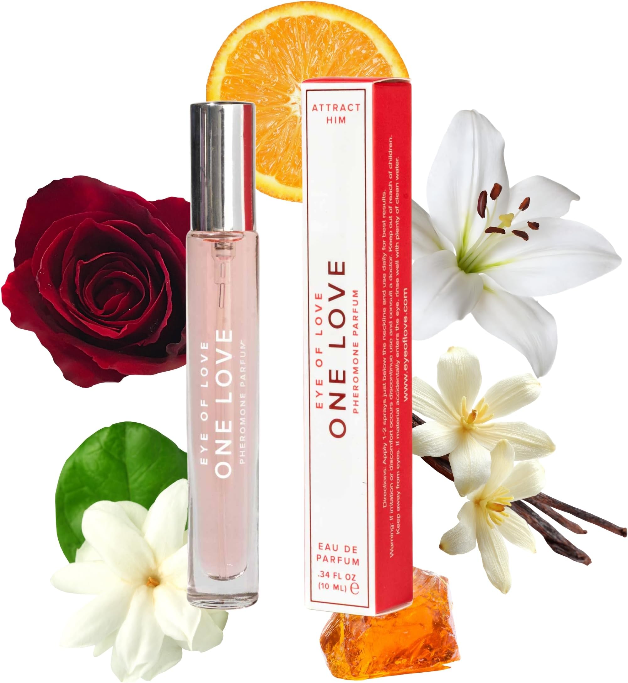 Eye of Love - One Love Pheromone Perfume Spray Attract Men - Sexy Fragrance - Extra Strength Human Pheromones Formula - 10ml Travel Size