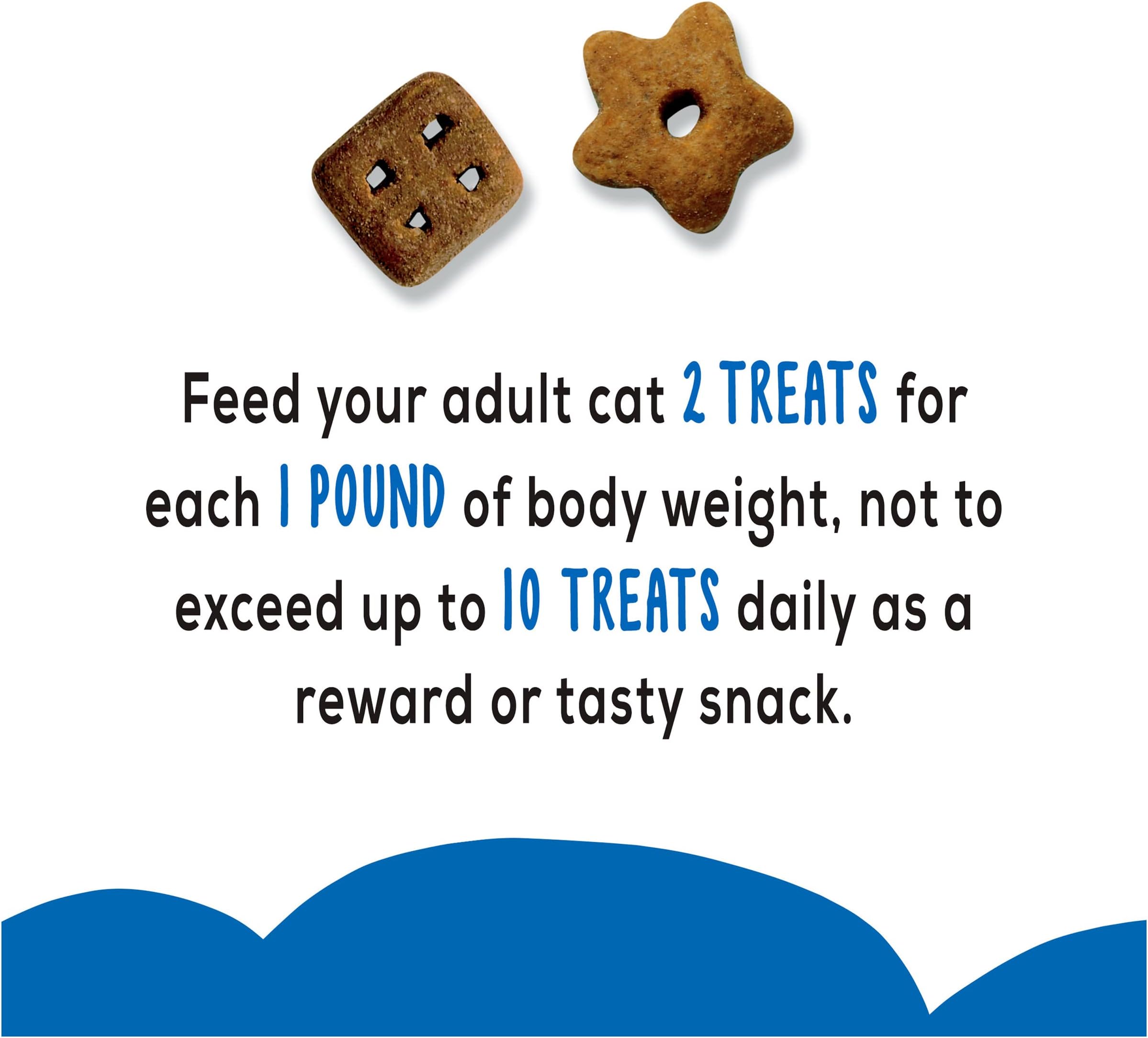 Purina Friskies Party Mix Cat Treats, Beachside Crunch, Made with Ocean Whitefish, Crunchy Cat Treats for Adult Cats, 20-Ounce Resealable Canister (Pack of 2)