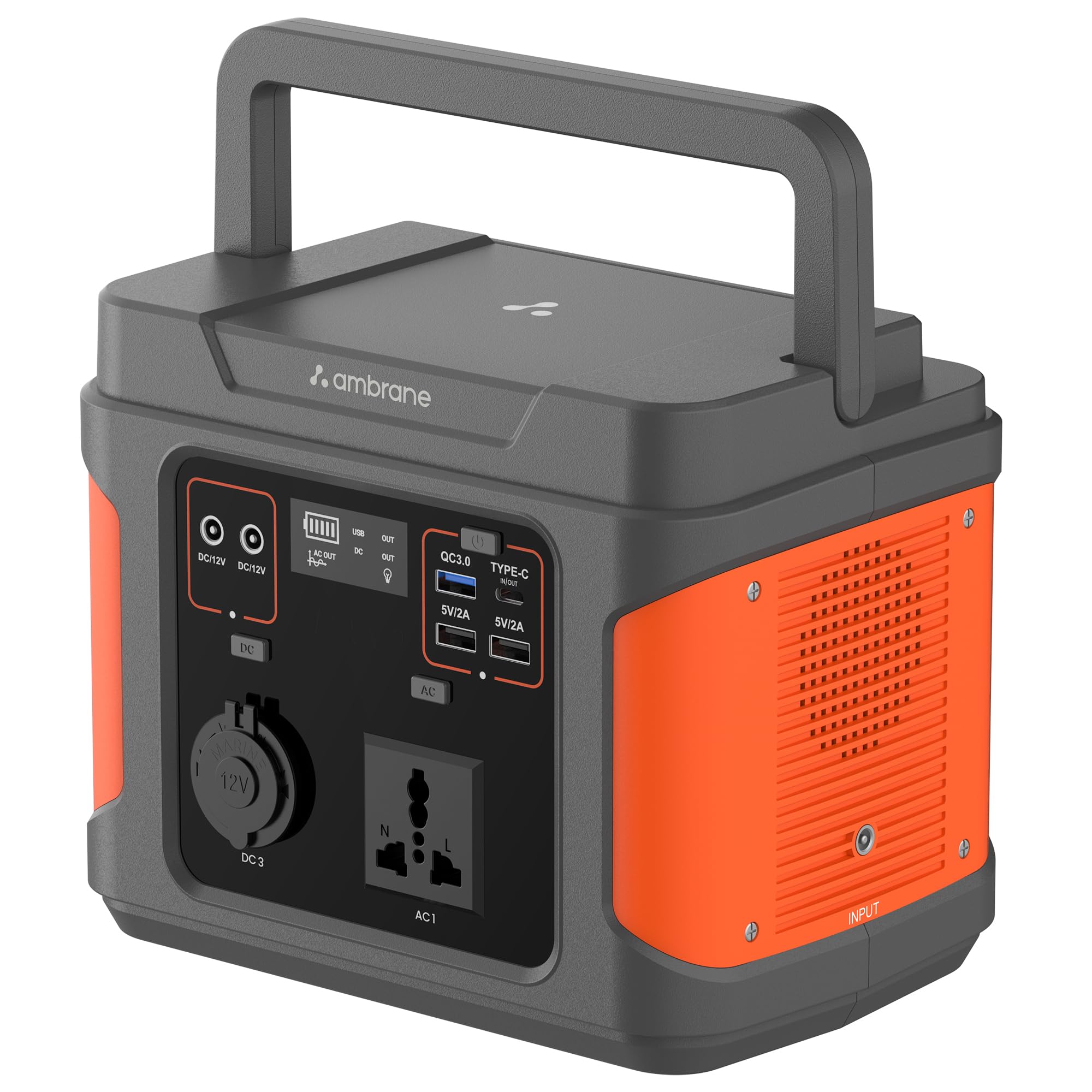 Ambrane 300W Portable Power Station Generator, 333Wh Battery