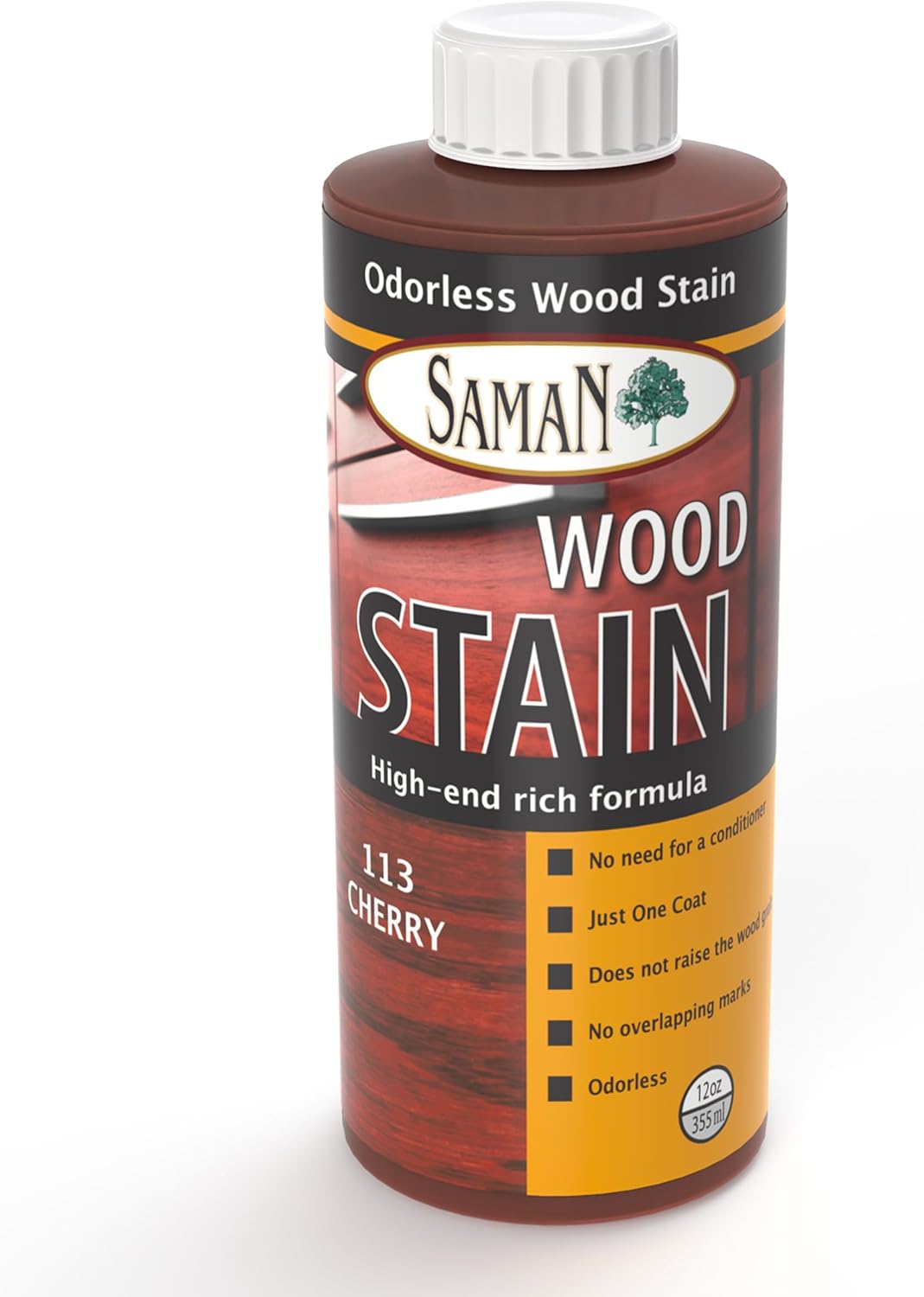 SamaN Interior Water Based Wood Stain - Natural Stain for Furniture