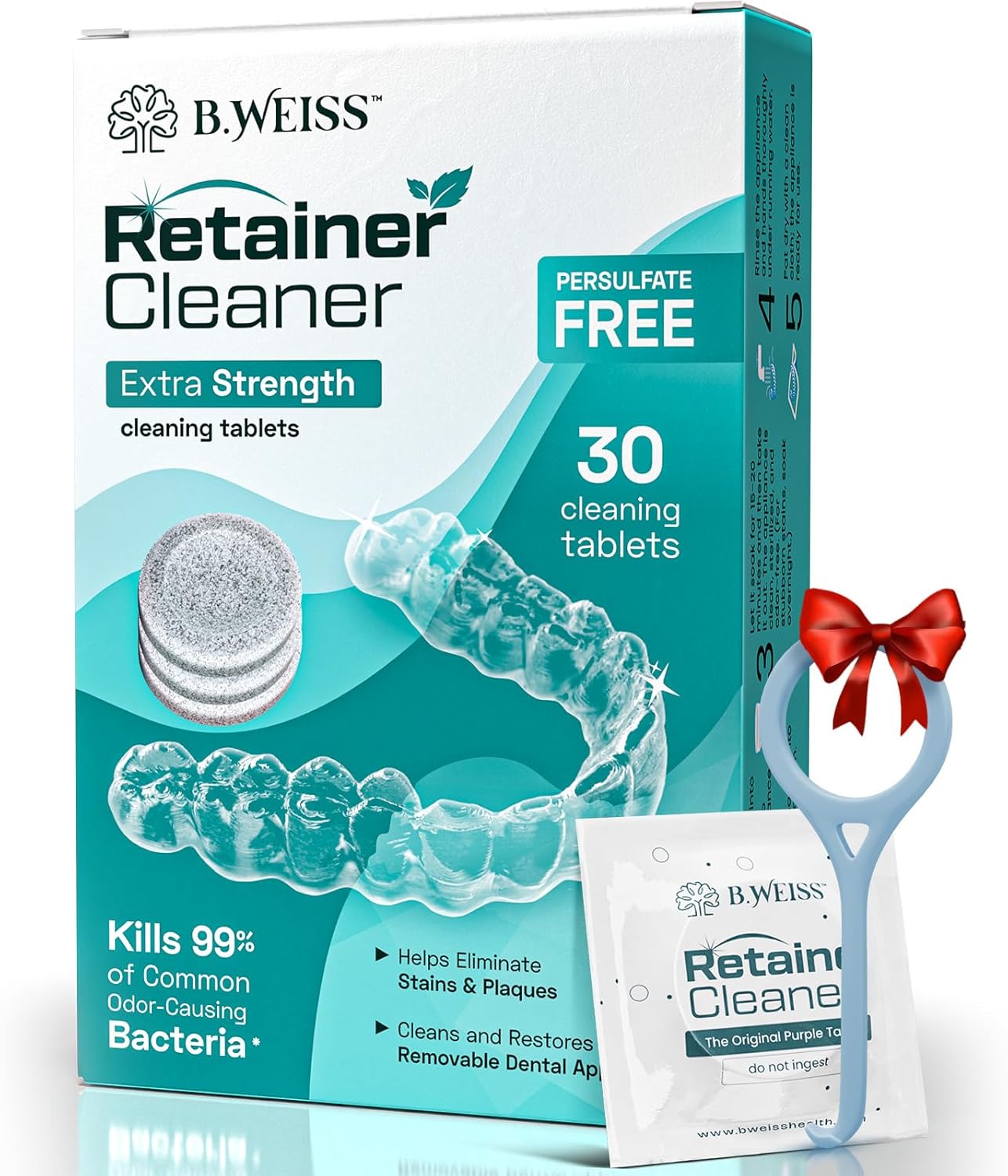 Retainer Cleaner Tablets Persulfate Free Invisalign