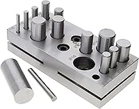 Vista 21 de The Beadsmith Juego de cortadores de disco circular de acero con 4 punzones y troqueles. Herramienta para cortar círculos precisos de 1" a 2