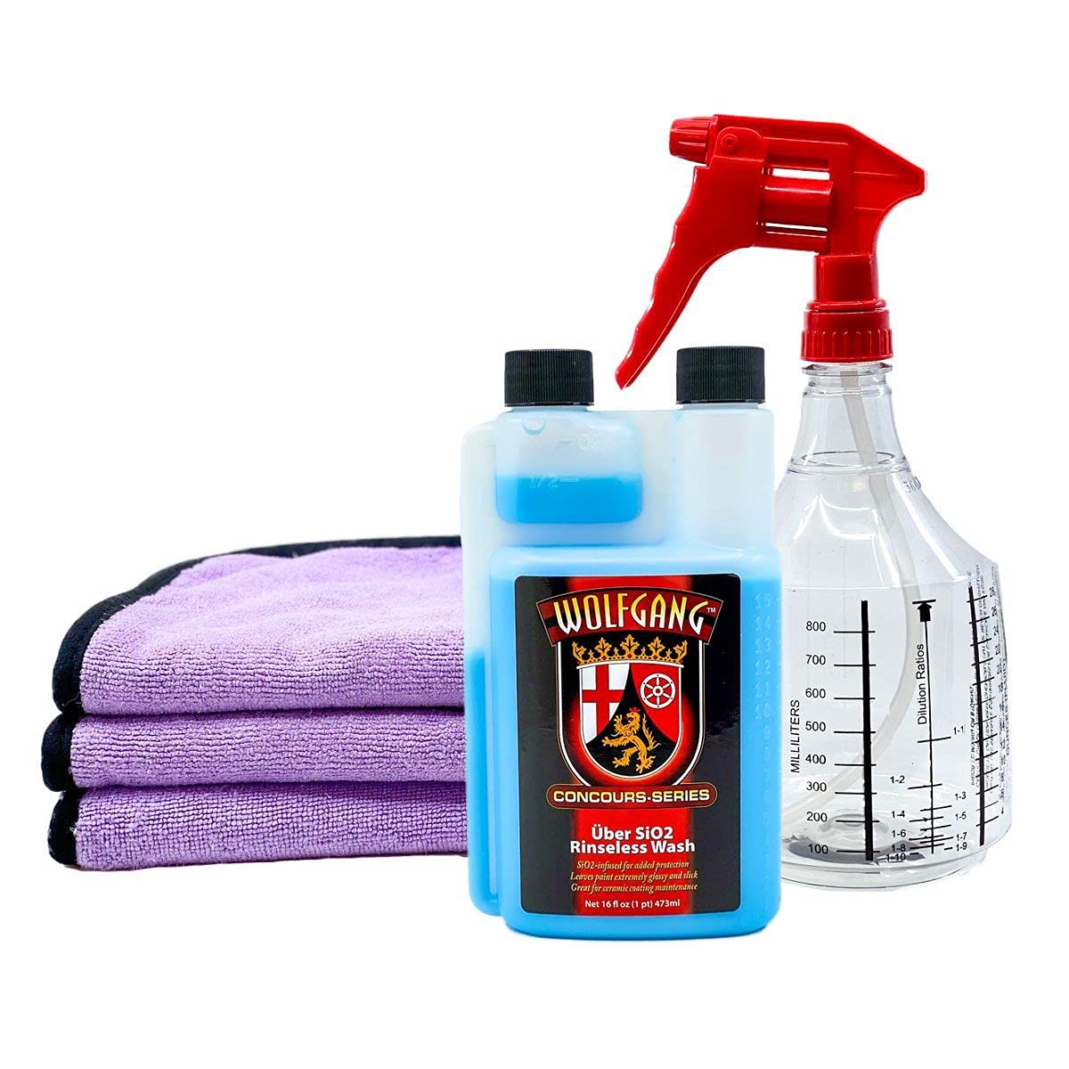 Wolfgang Uber SiO2 Rinseless Wash Combo