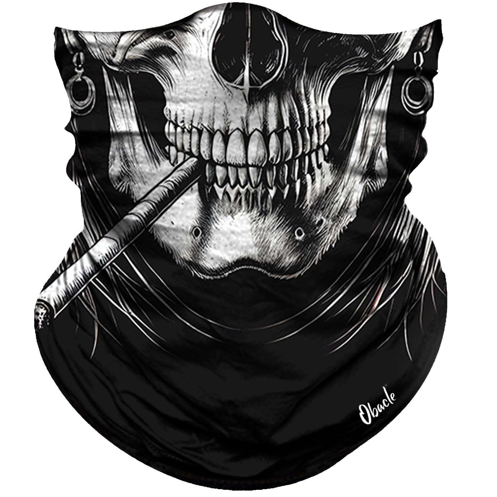 Obacle Skull Face Mask for Dust Wind Sun Protection Men Women Motorcycle Riding