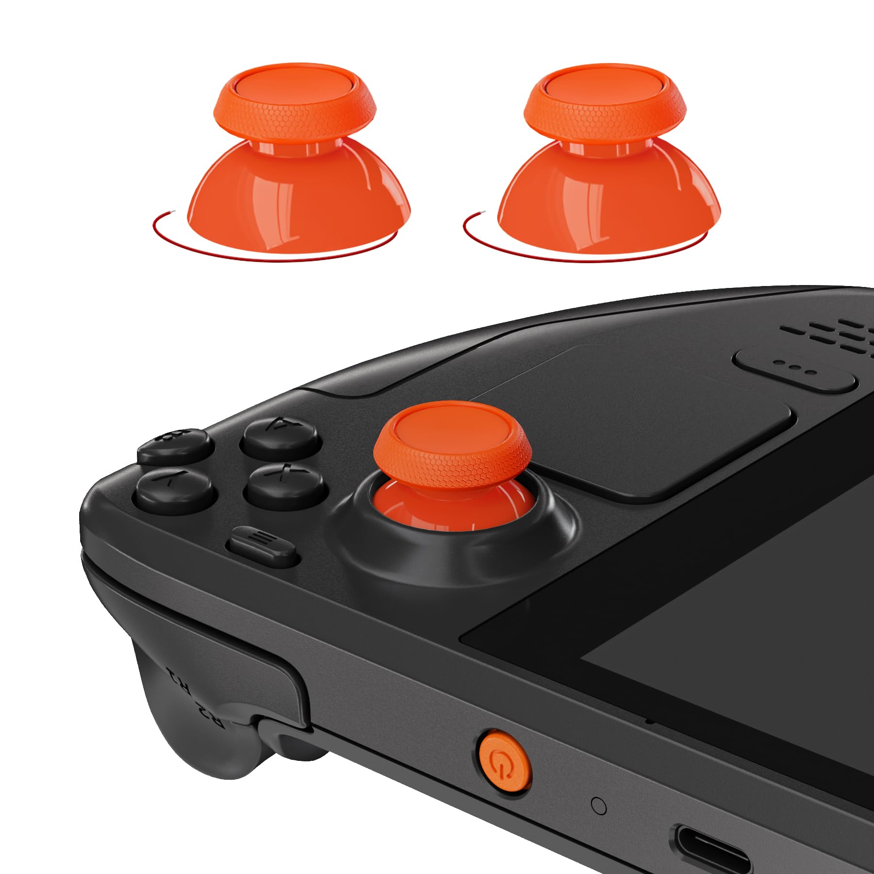 Amazon.com: eXtremeRate Replacement Thumbsticks for Steam Deck LCD