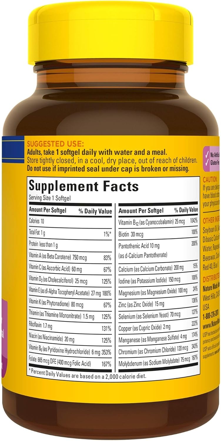 Nature Made Women's Multivitamin 50+ Softgels