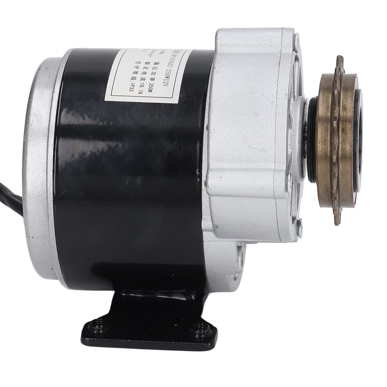 Brush Motor Gear Reduction, Electric Motor with 16 Tooth Sprocket Motors for Electric Scooter Bikes DC 12V 250W 330RPM Components & Parts, VGEBYfsqc4wh3gt