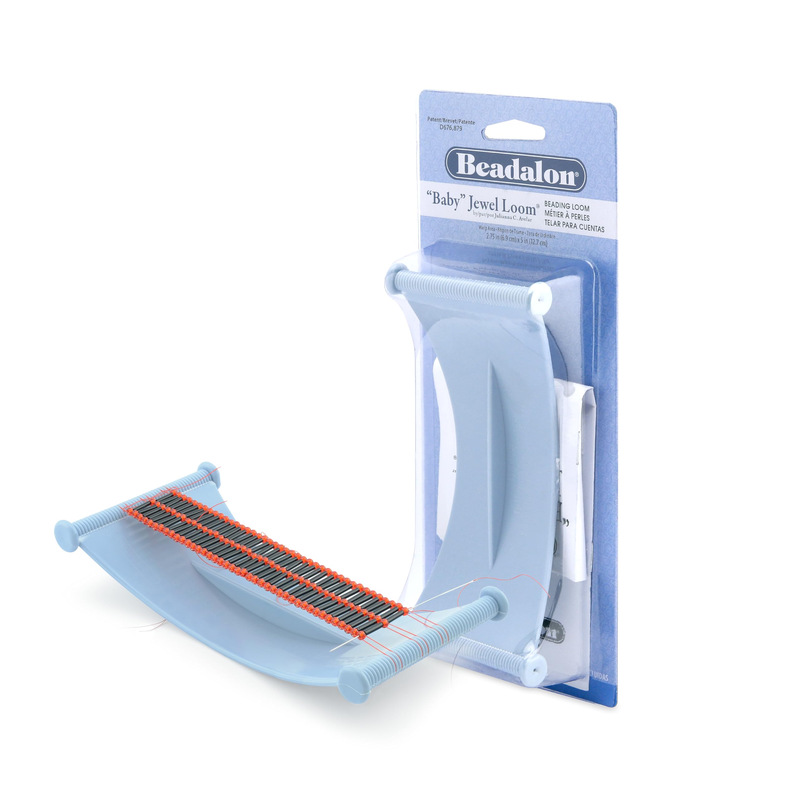 Beadalon Jewel Baby Loom, Kunststoff, blau