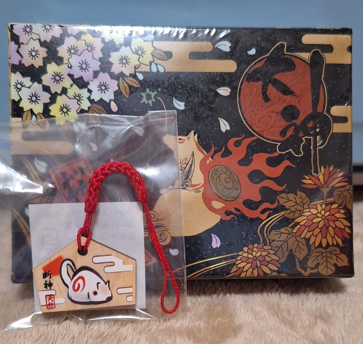 ◆押し絵 額入り花札 Amazon | 大神 花札 イー ミニ絵馬付き | 花札 | おもちゃ